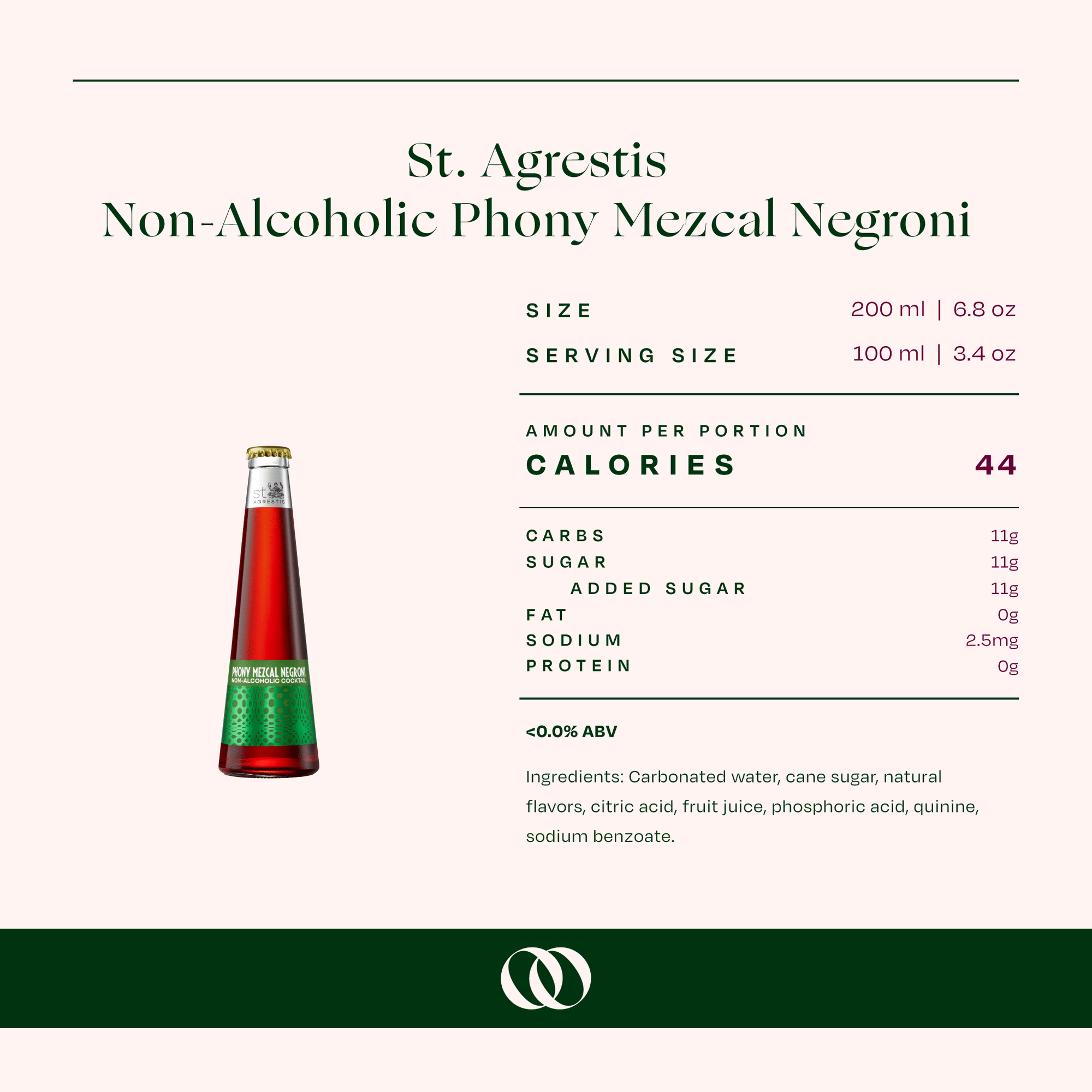 St. Agrestis - Phony Mezcal Negroni - Boisson
