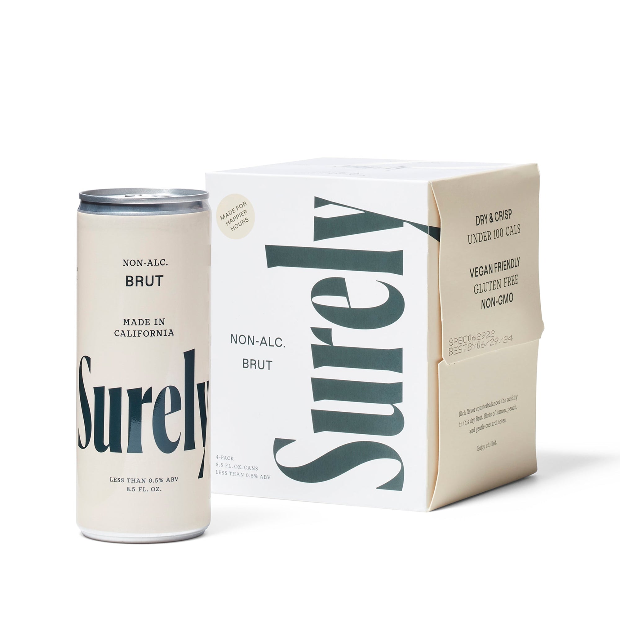Surely - Non-Alcoholic Brut Can - 4-pack - Boisson