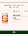 Untitled Art - Non-Alcoholic Juicy IPA Beer - 6-pack - Boisson