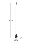 Viski - 40cm Gunmetal Weighted Barspoon - Boisson