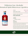 Wilderton Non-Alcoholic Botanical Spirit - Bittersweet Aperitivo - Boisson