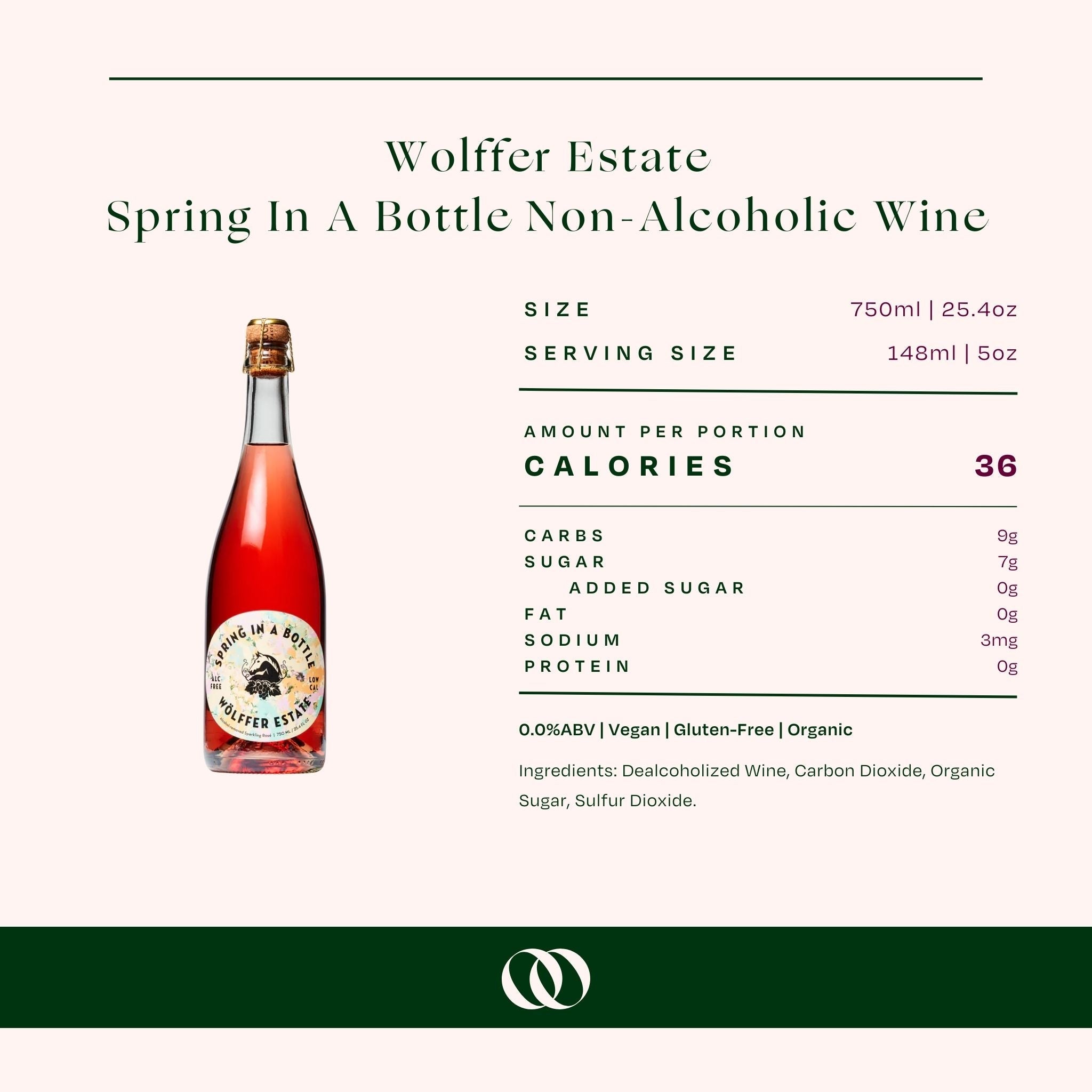 Shop Wolfer Estate Spring In A Bottle Wine Non Alcoholic Wines